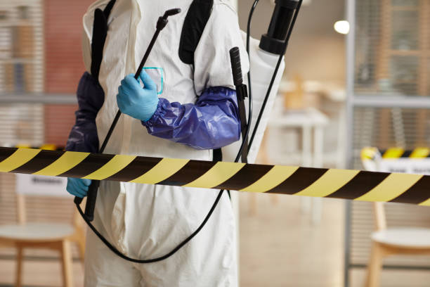 Professional Biohazard Cleanup technician working in Francis Creek, WI